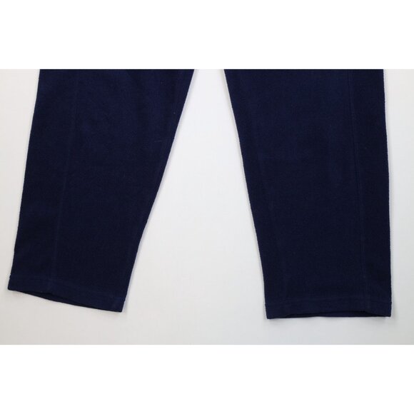 Vintage 90s Y2K Mens Medium Faded University of Michigan Wide Leg Fleece Pants - Picture 4 of 12